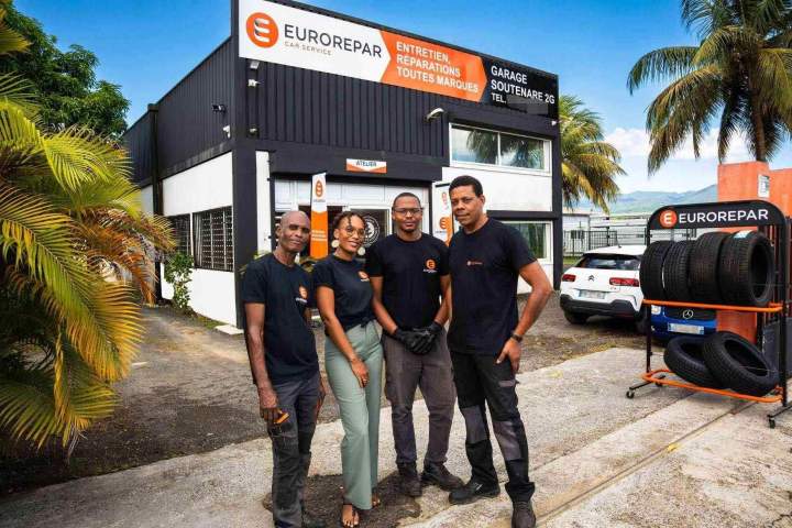 Équipe de techniciens auto Guadeloupe